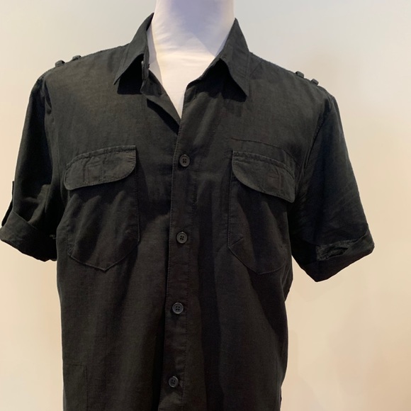 Men’s casual shirt black size L - Picture 1 of 4